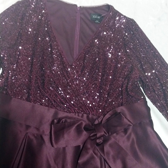 SXCAPE SQUENCE EVENING GROWN size16W - Picture 3 of 14